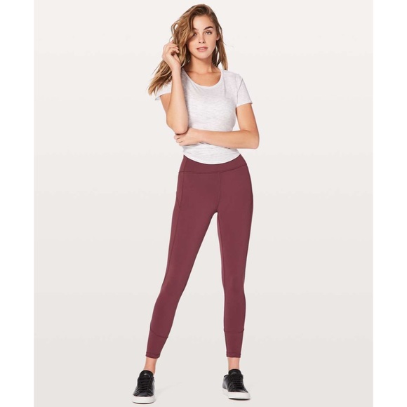 Lululemon In Movement Tight in Redwood - Picture 2 of 6